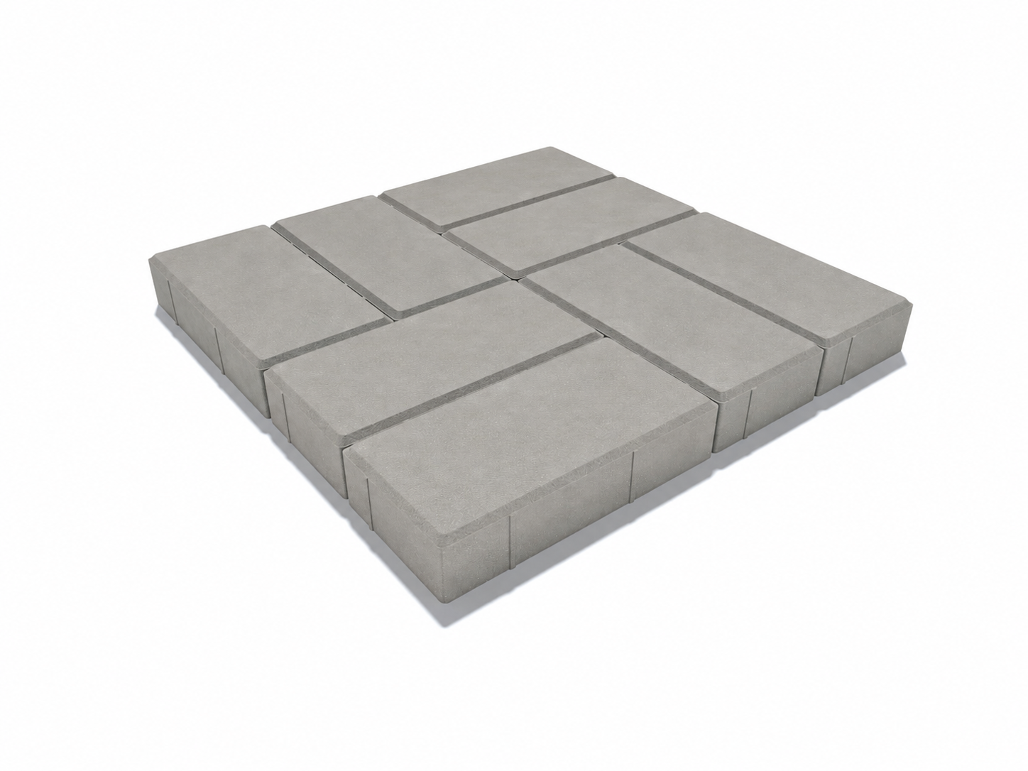 Тротуарная плитка Кирпич 5 см (24х12) с фаской