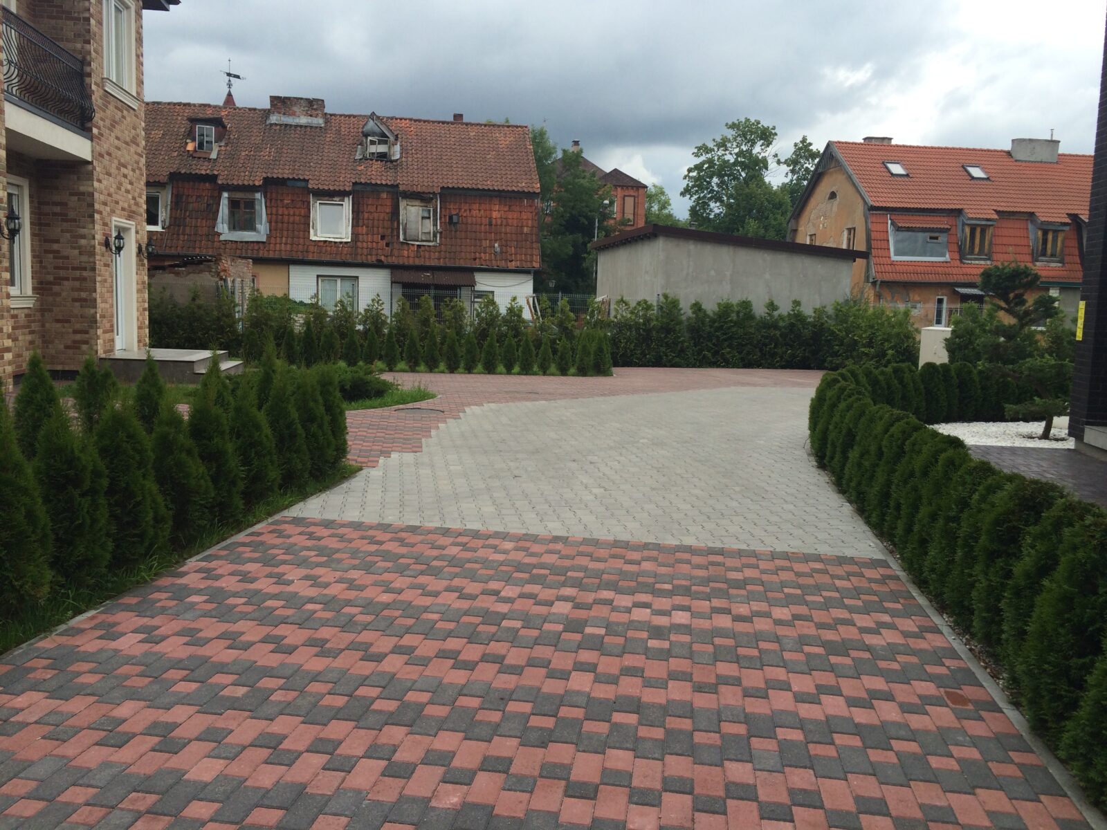 Тротуарная плитка Старый город 6 см (3 элемента)