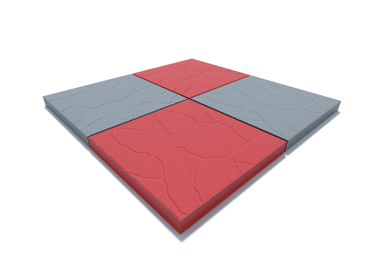 Тротуарная плитка Рельеф 30×30×3 см (вибролитая)