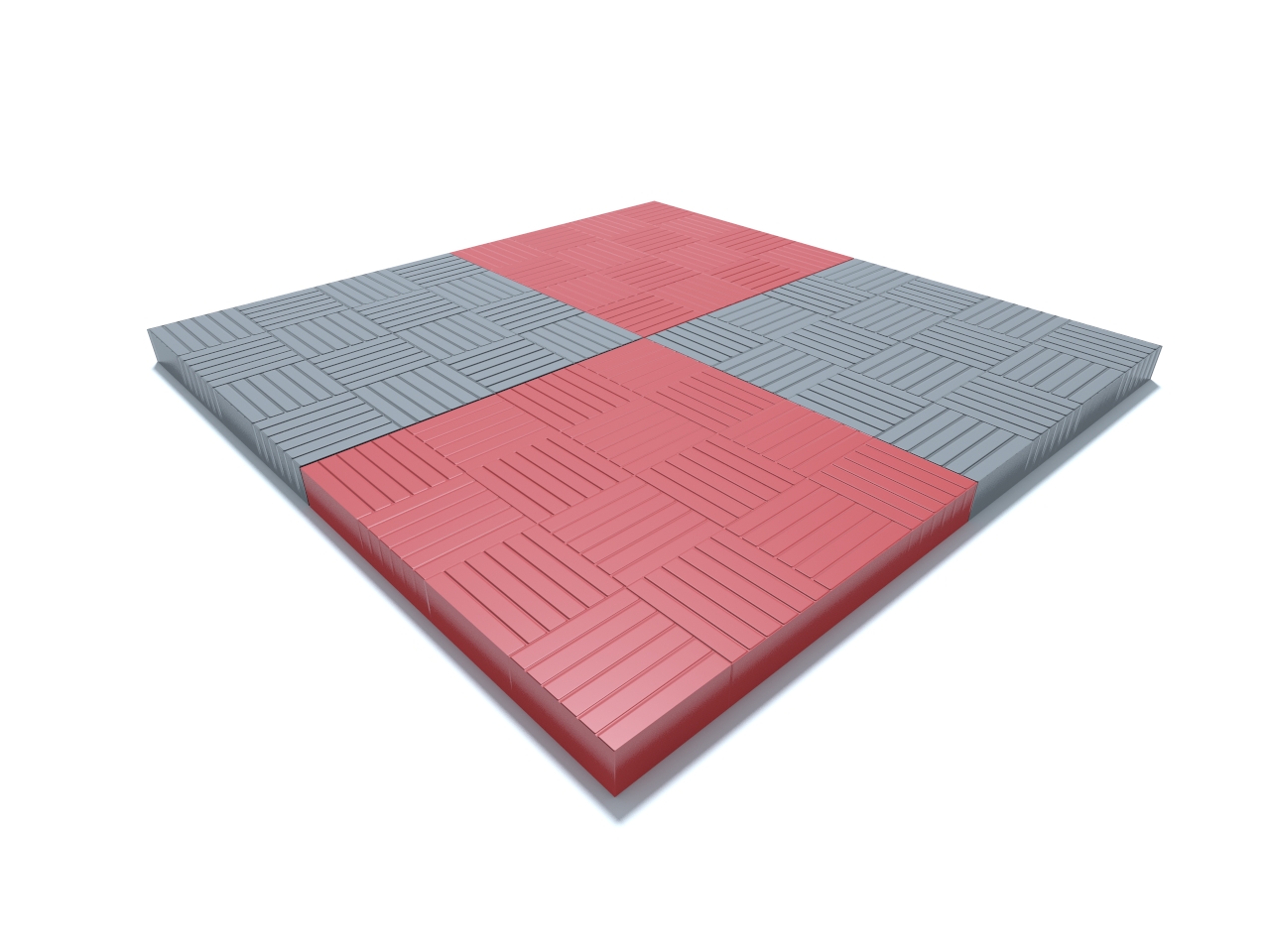 Тротуарная плитка Квадрат 30×30×3 см (вибролитая)