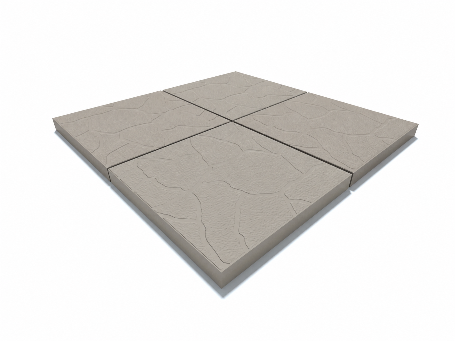 Тротуарная плитка Рельеф 30×30×3 см (вибролитая)
