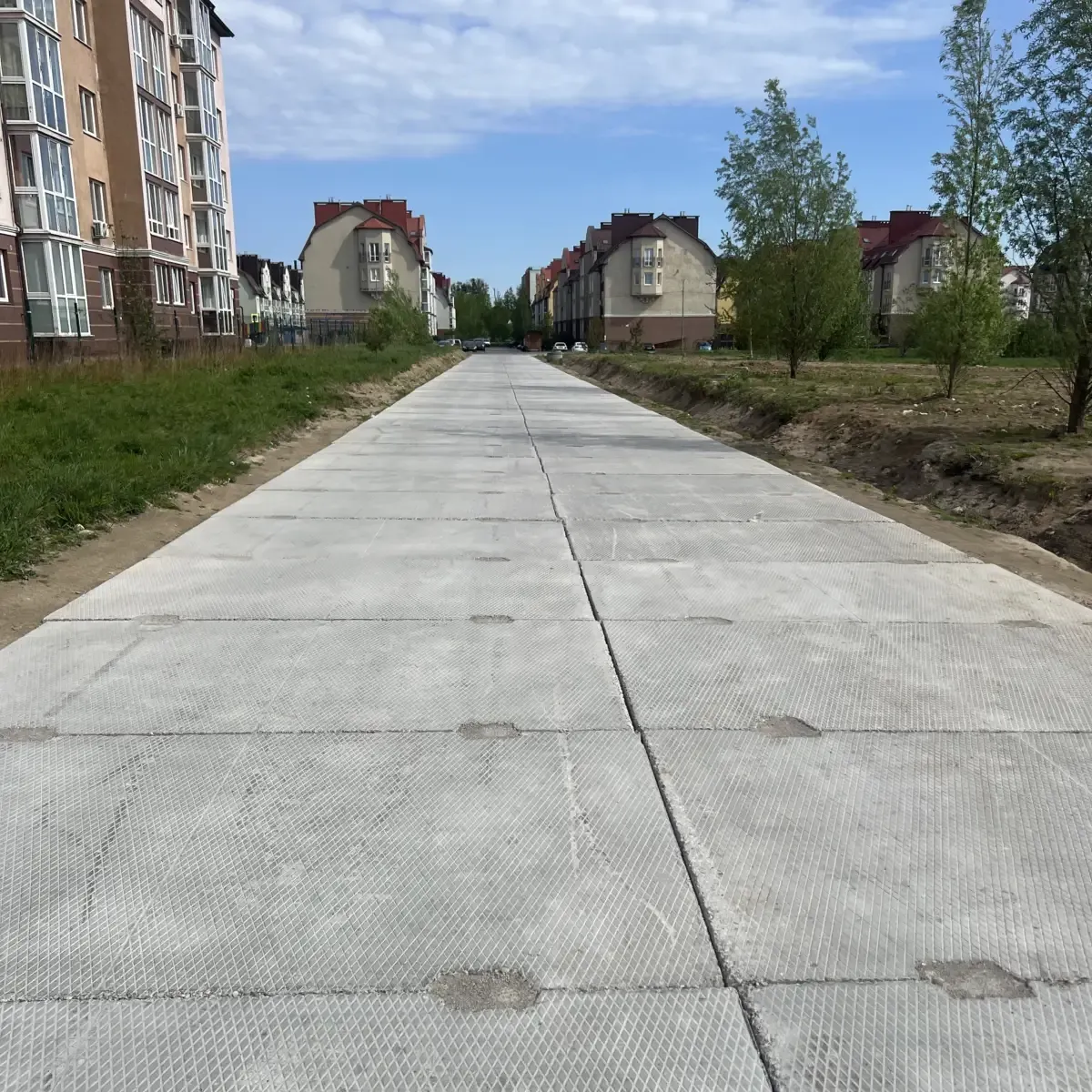 Плита дорожная для временных дорог