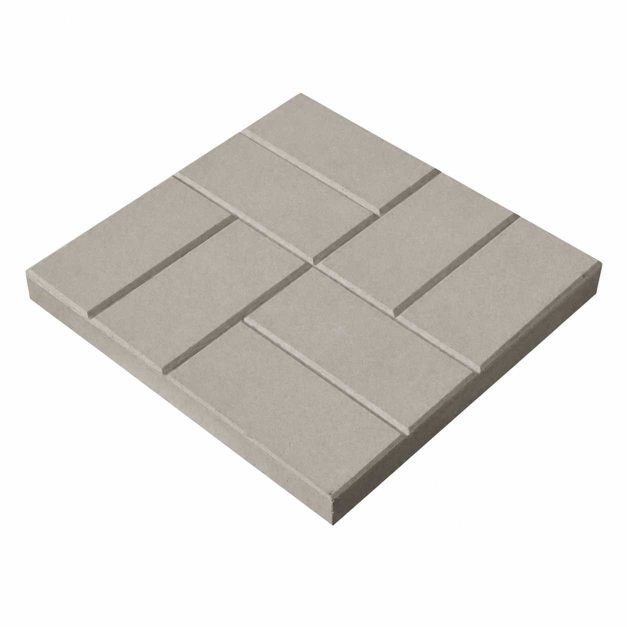 Тротуарная плитка Восемь кирпичей 40×40×5 см (вибролитая)