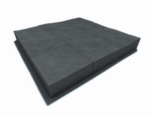 Черная тротуарная плитка