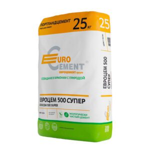 Цемент ЦЕМ I 42.5 H 500 super, 25 кг.