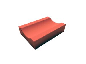 БОРДЮР ТРОТУАРНЫЙ ПРЕССОВАННЫЙ БР 50.17.5