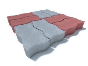 ВОЛНА ЛОМАНАЯ H=6 СМ с фаской