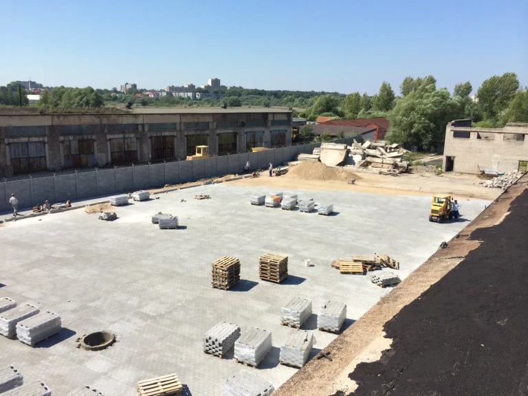 Благоустройство стояночной базы автобусов ООО «ПАП»